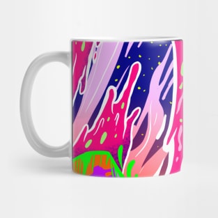 Hype Psychedelic Pattern Melted Mug